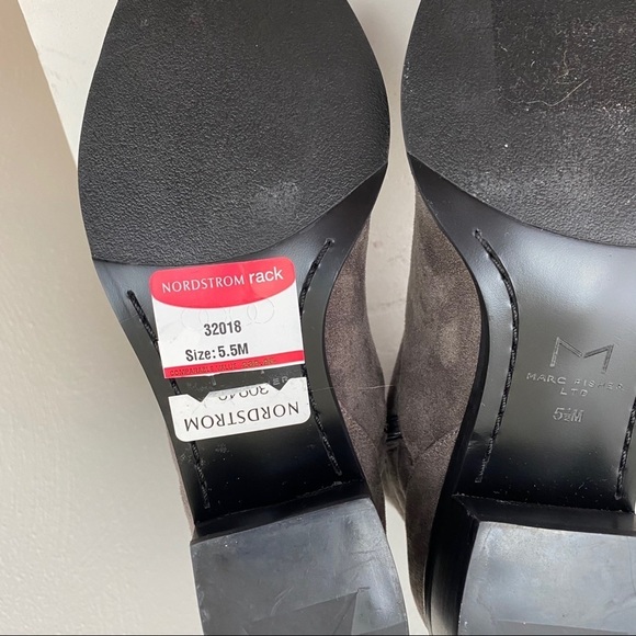 Soft Knee Hi Boot. Marc Fisher Ltd. Taupe. Sz 51/2 - Picture 10 of 13